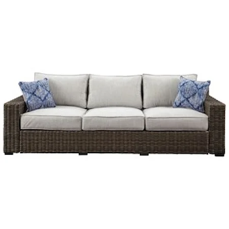 Contemporary Outdoor Sofa with Cushion